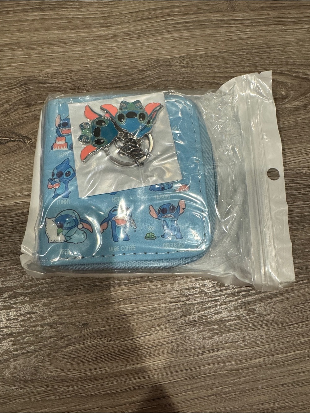 Stitch Wallet & Keychain New in Packaging
